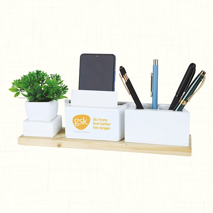 Wooden Desk Organizer | Table Top (GSK)