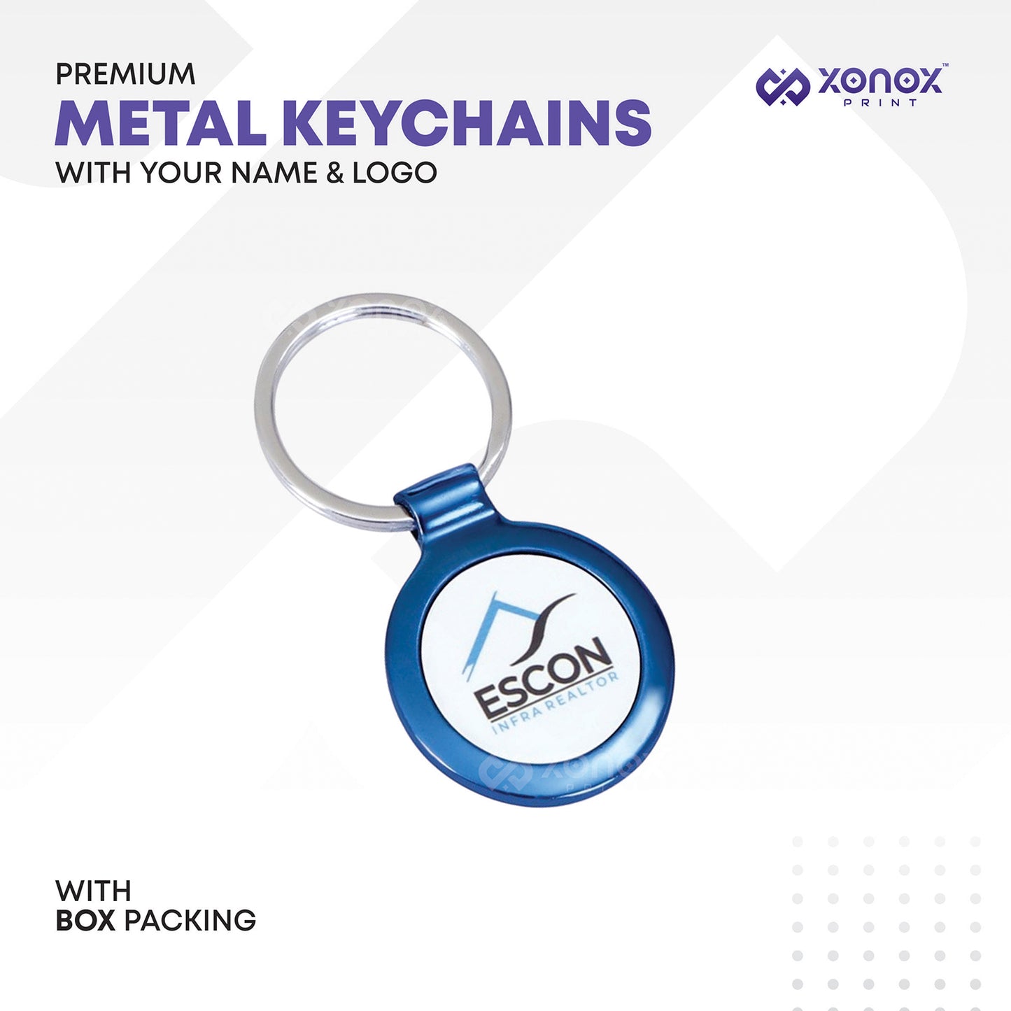 Premium Metal Keychains | Best for Corporate Gifting | XonoxPrint.in